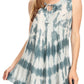 Sakkas Mai Women's Casual Swing Sleeveless Loose Tie Dye Tunic Tank Top