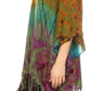 Sakkas Geno Round Neck Casual Boho Short Sleeve Loose Blouse Top Cover-up w/Fringe