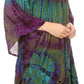 Sakkas Geno Round Neck Casual Boho Short Sleeve Loose Blouse Top Cover-up w/Fringe