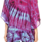 Sakkas Geno Round Neck Casual Boho Short Sleeve Loose Blouse Top Cover-up w/Fringe