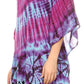 Sakkas Geno Round Neck Casual Boho Short Sleeve Loose Blouse Top Cover-up w/Fringe
