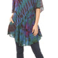 Sakkas Yara Women's Casual Loose Oversize Short Sleeve Scoop Neck Blouse Top Tunic
