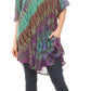 Sakkas Yara Women's Casual Loose Oversize Short Sleeve Scoop Neck Blouse Top Tunic