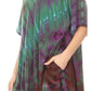 Sakkas Yara Women's Casual Loose Oversize Short Sleeve Scoop Neck Blouse Top Tunic