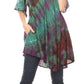 Sakkas Yara Women's Casual Loose Oversize Short Sleeve Scoop Neck Blouse Top Tunic