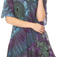 Sakkas Yara Women's Casual Loose Oversize Short Sleeve Scoop Neck Blouse Top Tunic