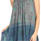 Sakkas Mina Women's Casual Loose Ombre Tie Dye Sleeveless Tank Top Tunic Blouse