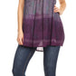 Sakkas Mina Women's Casual Loose Ombre Tie Dye Sleeveless Tank Top Tunic Blouse