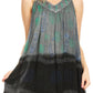 Sakkas Mina Women's Casual Loose Ombre Tie Dye Sleeveless Tank Top Tunic Blouse