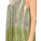 Sakkas Mina Women's Casual Loose Ombre Tie Dye Sleeveless Tank Top Tunic Blouse
