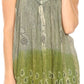 Sakkas Mina Women's Casual Loose Ombre Tie Dye Sleeveless Tank Top Tunic Blouse