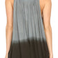 Sakkas Mina Women's Casual Loose Ombre Tie Dye Sleeveless Tank Top Tunic Blouse