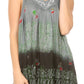 Sakkas Mina Women's Casual Loose Ombre Tie Dye Sleeveless Tank Top Tunic Blouse