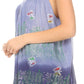 Sakkas Mina Women's Casual Loose Ombre Tie Dye Sleeveless Tank Top Tunic Blouse