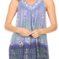 Sakkas Mina Women's Casual Loose Ombre Tie Dye Sleeveless Tank Top Tunic Blouse