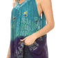 Sakkas Mina Women's Casual Loose Ombre Tie Dye Sleeveless Tank Top Tunic Blouse