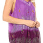 Sakkas Mina Women's Casual Loose Ombre Tie Dye Sleeveless Tank Top Tunic Blouse
