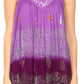 Sakkas Mina Women's Casual Loose Ombre Tie Dye Sleeveless Tank Top Tunic Blouse