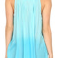 Sakkas Mina Women's Casual Loose Ombre Tie Dye Sleeveless Tank Top Tunic Blouse