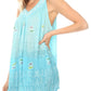 Sakkas Mina Women's Casual Loose Ombre Tie Dye Sleeveless Tank Top Tunic Blouse