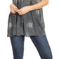 Sakkas Mina Women's Casual Loose Ombre Tie Dye Sleeveless Tank Top Tunic Blouse