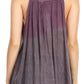 Sakkas Mina Women's Casual Loose Ombre Tie Dye Sleeveless Tank Top Tunic Blouse