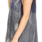 Sakkas Mina Women's Casual Loose Ombre Tie Dye Sleeveless Tank Top Tunic Blouse
