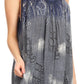 Sakkas Mina Women's Casual Loose Ombre Tie Dye Sleeveless Tank Top Tunic Blouse
