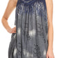 Sakkas Mina Women's Casual Loose Ombre Tie Dye Sleeveless Tank Top Tunic Blouse