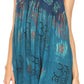 Sakkas Mina Women's Casual Loose Ombre Tie Dye Sleeveless Tank Top Tunic Blouse