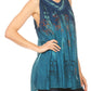 Sakkas Mina Women's Casual Loose Ombre Tie Dye Sleeveless Tank Top Tunic Blouse