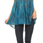 Sakkas Mina Women's Casual Loose Ombre Tie Dye Sleeveless Tank Top Tunic Blouse