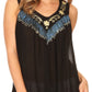 Sakkas Oasis Gauzy Crepe Sleeveless Blouse