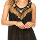 Sakkas Oasis Gauzy Crepe Sleeveless Blouse