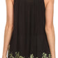 Sakkas Oasis Gauzy Crepe Sleeveless Blouse