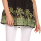 Sakkas Oasis Gauzy Crepe Sleeveless Blouse