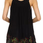 Sakkas Oasis Gauzy Crepe Sleeveless Blouse