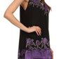 Sakkas Oasis Gauzy Crepe Sleeveless Blouse