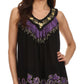 Sakkas Oasis Gauzy Crepe Sleeveless Blouse