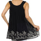 Sakkas Oasis Gauzy Crepe Sleeveless Blouse