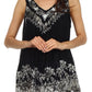 Sakkas Oasis Gauzy Crepe Sleeveless Blouse