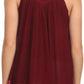 Sakkas Oasis Gauzy Crepe Sleeveless Blouse