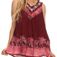 Sakkas Oasis Gauzy Crepe Sleeveless Blouse