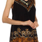 Sakkas Oasis Gauzy Crepe Sleeveless Blouse