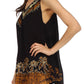 Sakkas Oasis Gauzy Crepe Sleeveless Blouse