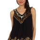 Sakkas Oasis Gauzy Crepe Sleeveless Blouse