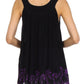 Sakkas Oasis Gauzy Crepe Sleeveless Blouse