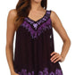 Sakkas Oasis Gauzy Crepe Sleeveless Blouse