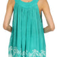 Sakkas Oasis Gauzy Crepe Sleeveless Blouse