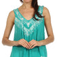 Sakkas Oasis Gauzy Crepe Sleeveless Blouse